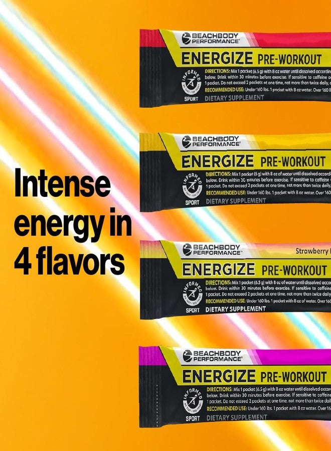 BODi Energize Pre Workout Powder - Beta-Alanine, Quercetin & Low-Dose Caffeine Formula for Enhanced Energy & Focus, Increase Energy & Endurance Supplement, Mixed Berry, 20 Sticks - Image 5